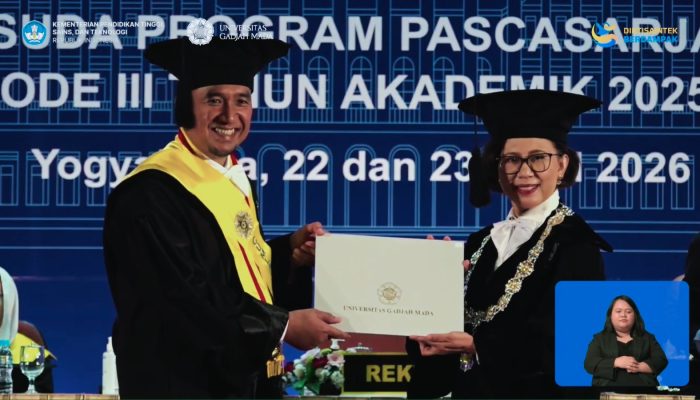 Pencapaian Akademik Gemilang, Yusdiyen Hadinata Raih Gelar Doktor dengan Predikat Cumlaude