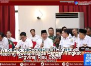 Wabup Rohul Hadiri HLM di Pekanbaru, Tegaskan Komitmen Dukung Swasembada Pangan Nasional