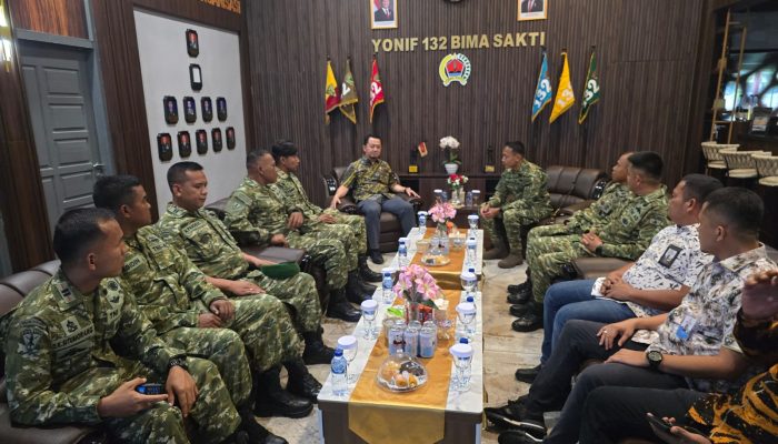 Syahrul Aidi Kunker ke Yonif 132/Bima Sakti, Dorong TNI Makin Dekat dengan Rakyat