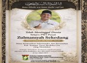 Kadiskominfo Kampar Berduka, Tokoh Pers Nasional Zulmansyah Sekedang Meninggal Dunia