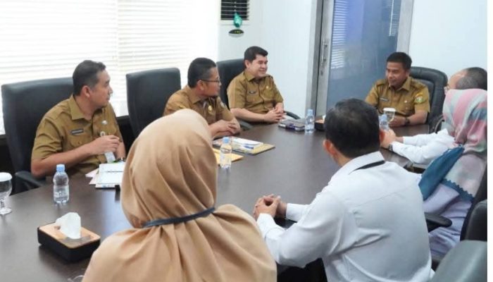 Dukung Akurasi Data Sensus Ekonomi, Bupati Kampar Ahmad Yuzar Terima Audiensi BPS Provinsi Riau