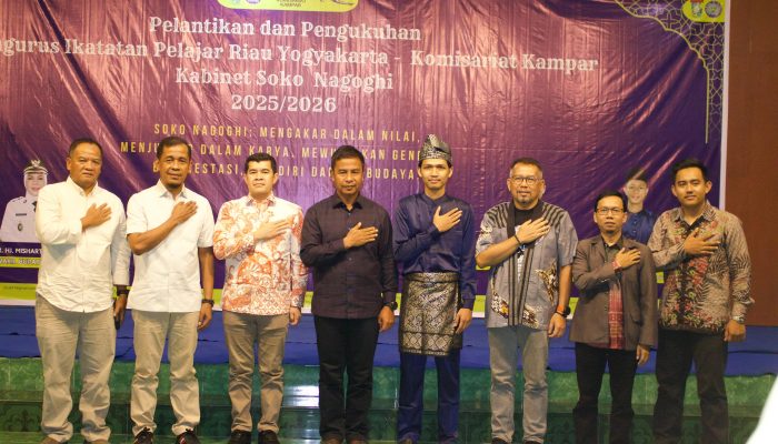 Pelantikan dan Pengukuhan Pengurus Ikatan Pelajar Riau Yogyakarta–Komisariat Kampar Berlangsung Khidmat