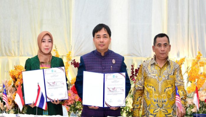 Pemkab Kampar Gelar Gala Dinner Sambut Pertukaran Pelajar Internasional Indonesia–Malaysia–Thailand