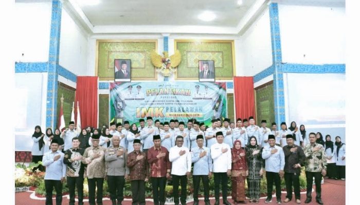 Bupati Kampar Hadiri Pelantikan Pengurus IMK Pelalawan dan HIWAKAP Periode 2025–2030