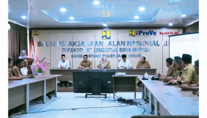 Wabup Kampar Bersama BPJN Riau Gelar Rakor Tindak Lanjut Infrastruktur Jalan dan Jembatan.