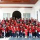 Mewakili Provinsi Riau di Seri Nasional, Wakil Bupati Kampar Dr. Hj. Misharti Lepas Keberangkatan Tim Kampar Junior FA U-10, U-11 dan U-12.