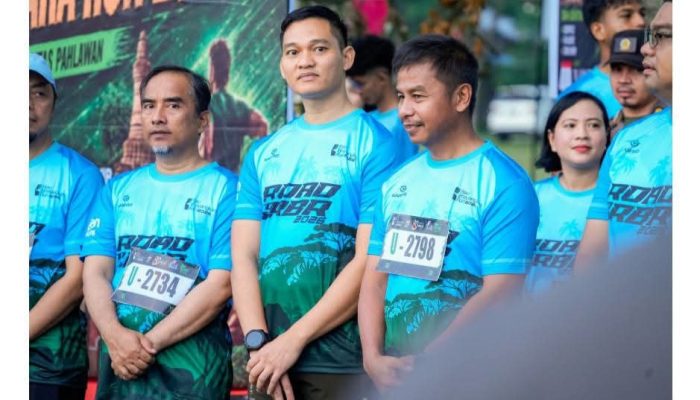 Bupati Ahmad Yuzar Bersama Kapolres Kampar Lepas Peserta Road Bhayangkara Run dan Olahraga Bersama dalam Rangka Hari Bhayangkara ke-80 Tahun 2026