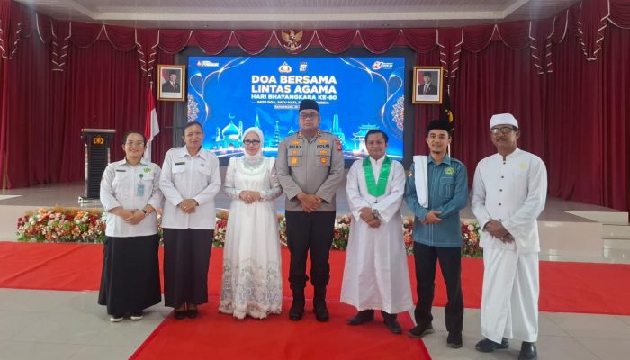 Penyuluh Agama Islam Kemenag Kampar Pimpin Doa pada Peringatan Hari Bhayangkara ke-80 Tahun 2026