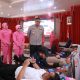 Polres Gelar Donor Darah Jelang Hari Bhayangkara Ke 80 Tahun Bersama PMI Kampar