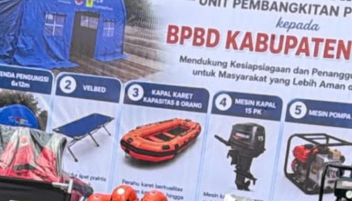 BPBD Kampar Terima Bantuan CSR Sapras Penanggulangan Bencana dan Karhutla dari PLN Nusantara Power