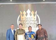 Bupati Rokan Hilir H. Bistamam Sabet Penghargaan Bergengsi Tingkat Nasional Bidang Ekonomi dan Keuangan