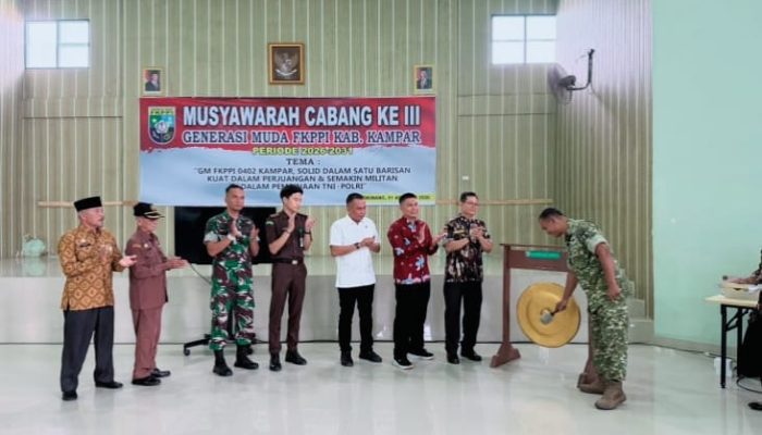 Bupati Kampar diwakili Asisten III Al Kautsar Hadiri Muscab III GM FKPPI Kabupaten Kampar