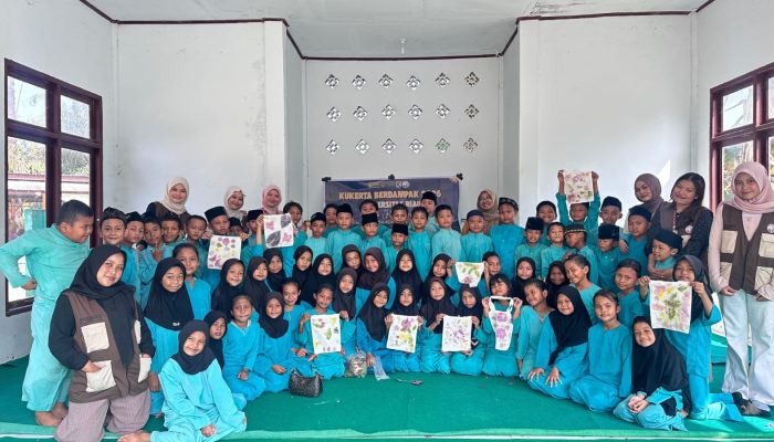 Pengabdian KUKERTA Berdampak UNRI: Jejak Alam di Atas Kain, Pelatihan Ecoprint Tingkatkan Kreativitas Siswa SDN 002 dan SDN 005 Kiyap Jaya