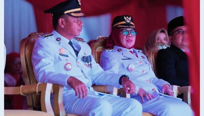 Bupati Kampar Pimpin Upacara Peringatan Detik-Detik Proklamasi Kemerdekaan RI ke-81 Berlangsung Sukses