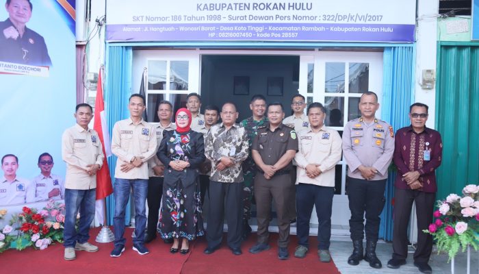 Peringatan HUT ke‑28 PJI Rokan Hulu: Resmikan Sekretariat Baru, Teguhkan Komitmen Jaga Marwah Pers.