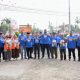 Gerakan Langit Biru di Rohul: Demokrat Bersihkan Pemakaman, Bagikan 150 Paket Sembako