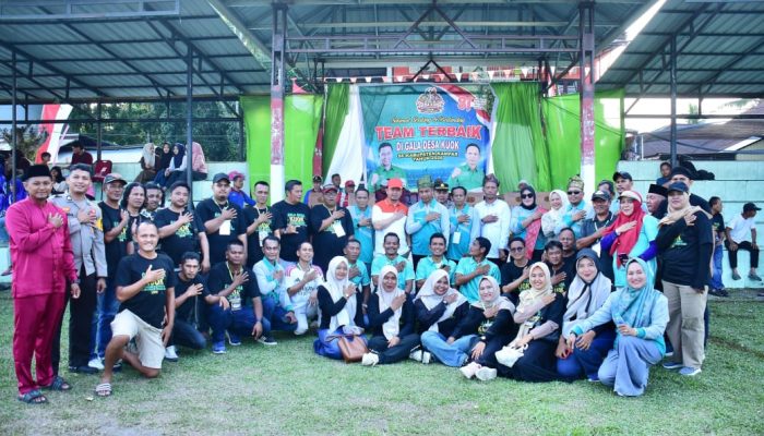 Bupati Kampar Resmi Buka Event Sepak Bola Gala Desa Se-Provinsi Riau di Kuok