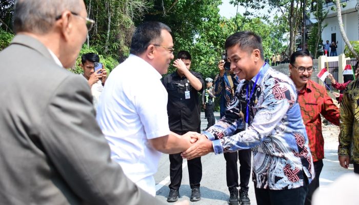Sambut Kedatangan Menteri Lingkungan Hidup, Bupati Kampar Serahkan Proposal Lingkungan