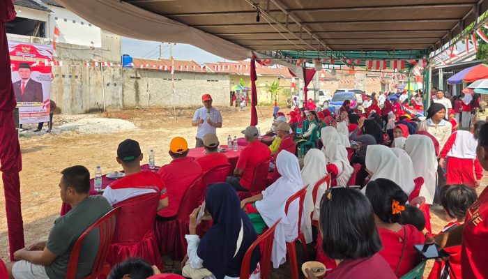 Anggota DPR RI Syahrul Aidi Hadiri Puncak HUT RI di RW 03 Keramat Sakti Kubang Jaya