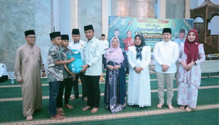 Bupati Kampar Ahmad Yuzar Hadiri Tabligh Akbar Peringatan Maulid Nabi Muhammad SAW 1448 H/2026 M