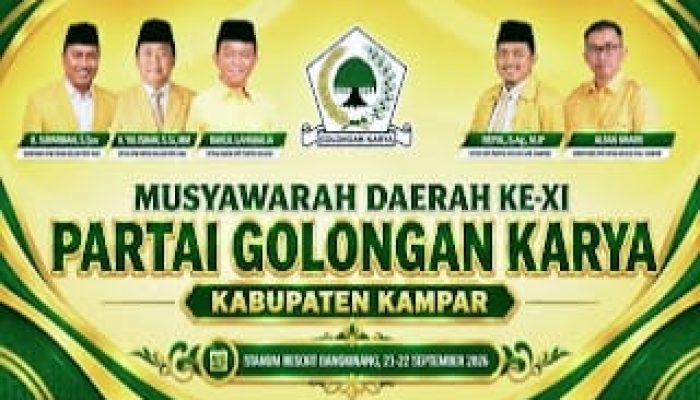 Sejumlah Nama Calon Ketua Ambil Formulir Jelang Musda XI Golkar Kampar Akan Digelar di Stanum 21-22 September 2026