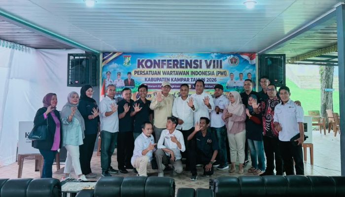 Konferkab PWI Kampar Sukses Digelar Syawal Terpilih Lagi Sebagai Ketua PWI Kampar Periode 2026-2029