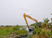 Gerak Cepat, Bupati Rohil Perintahkan Kadis PUPR Intensifkan Normalisasi Drainase